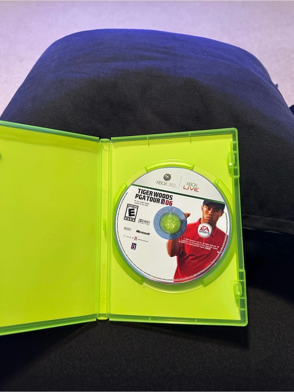 EA Sports Tiger Woods PGA Tour 06 Xbox 360 - Red Cover